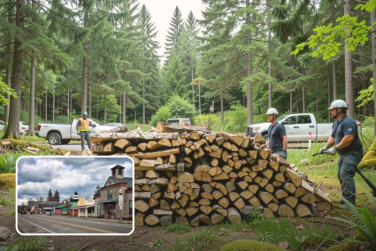 Seasoned Firewood in Roy, Pierce County, WA - Dried to a genuinely burnable moisture level