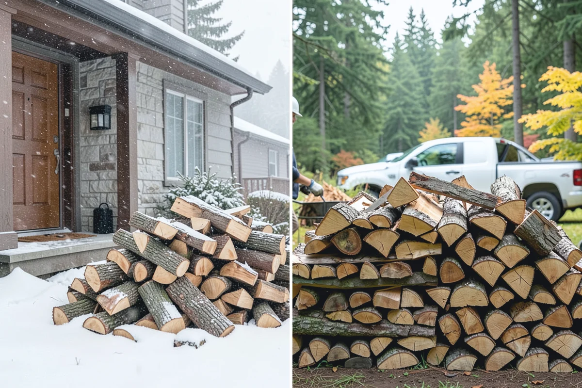 Seasoned Firewood in Roy, Pierce County, WA - We split wood and stack it for air-drying
