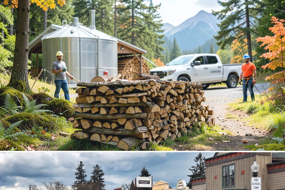 Seasoned Firewood in Roy, Pierce County, WA - Buy seasoned wood in late summer and fall when it has had a full drying season and is at its best.