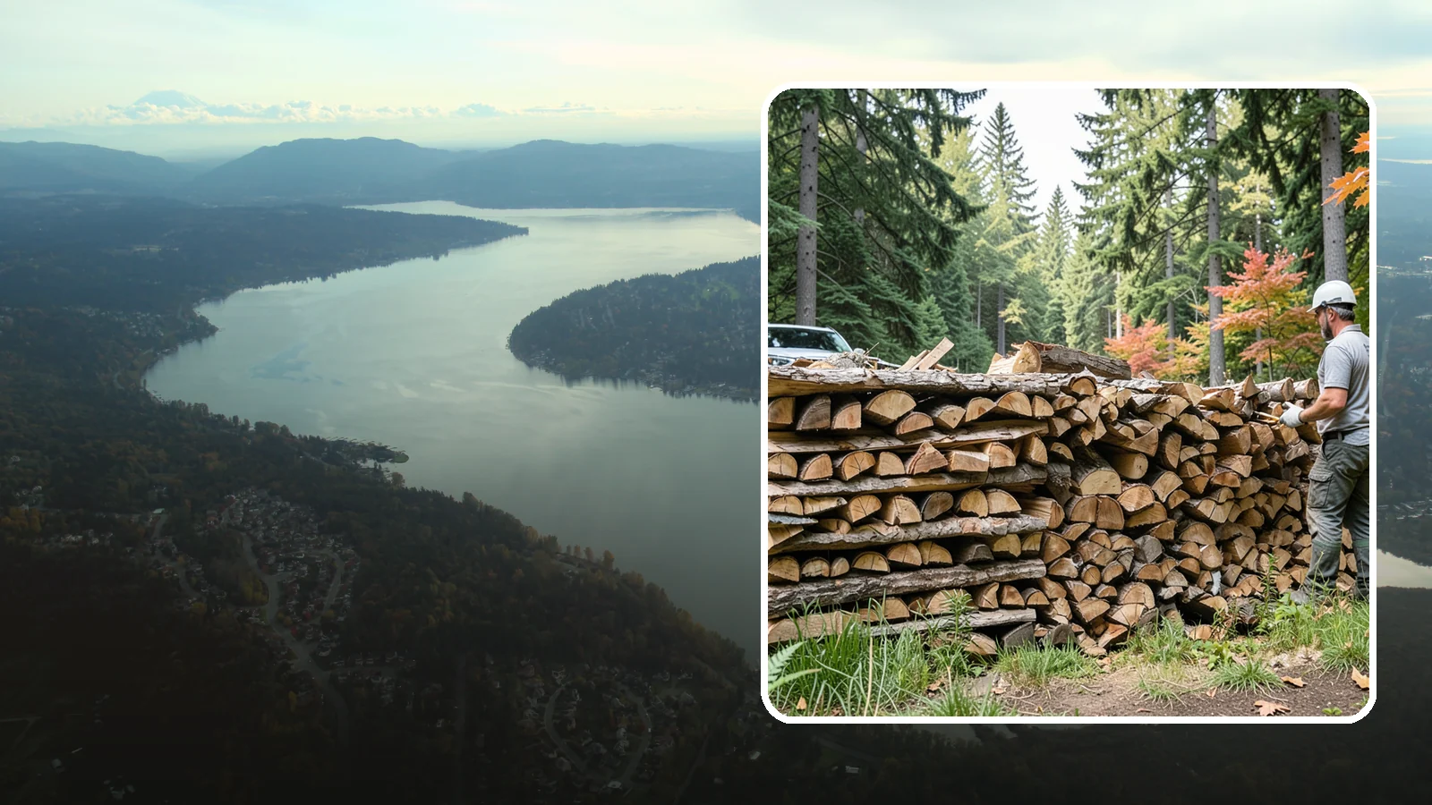 Seasoned Firewood in Sammamish, King County, WA - Our seasoned firewood has been air-dried long enough to burn readily, making it a smart, cost-effective choice for the wet...