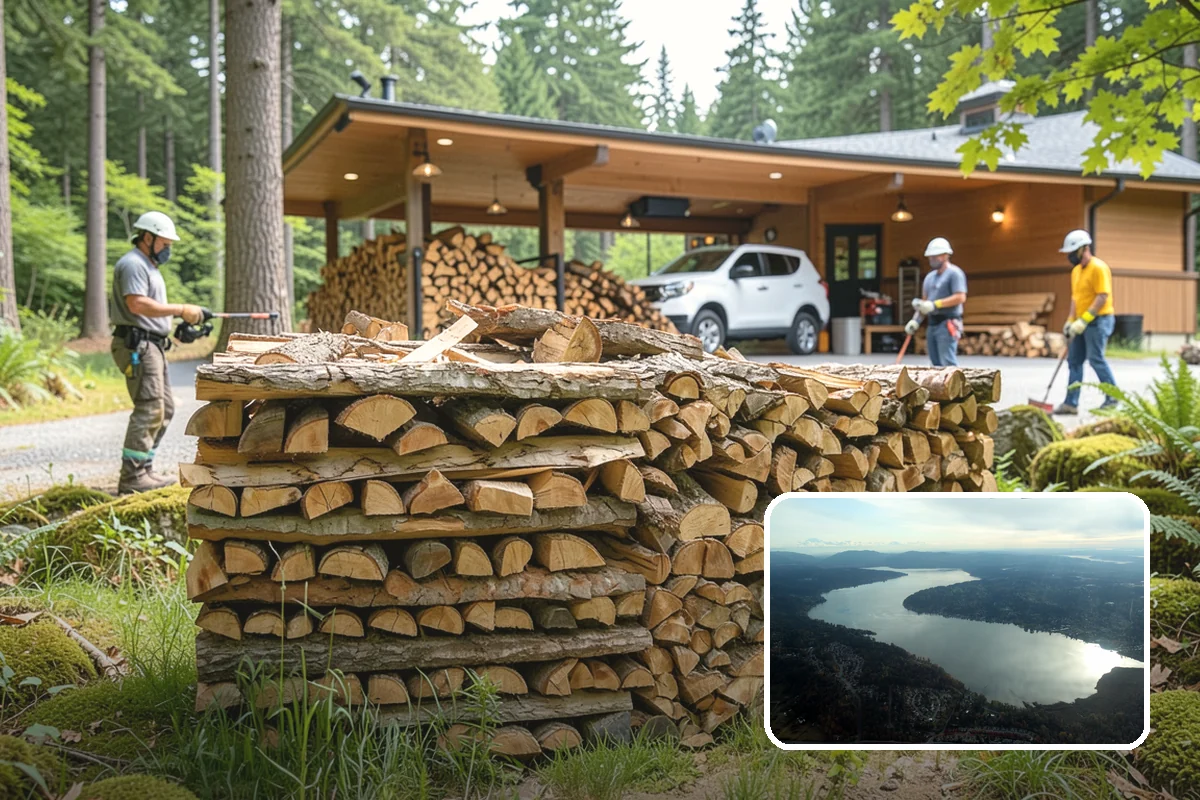 Seasoned Firewood in Sammamish, King County, WA - Dried to a genuinely burnable moisture level