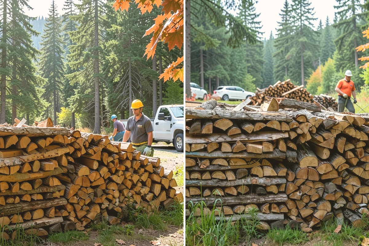 Seasoned Firewood in Sammamish, King County, WA - We split wood and stack it for air-drying