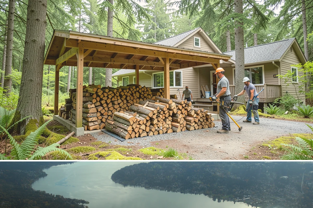 Seasoned Firewood in Sammamish, King County, WA - Buy seasoned wood in late summer and fall when it has had a full drying season and is at its best.