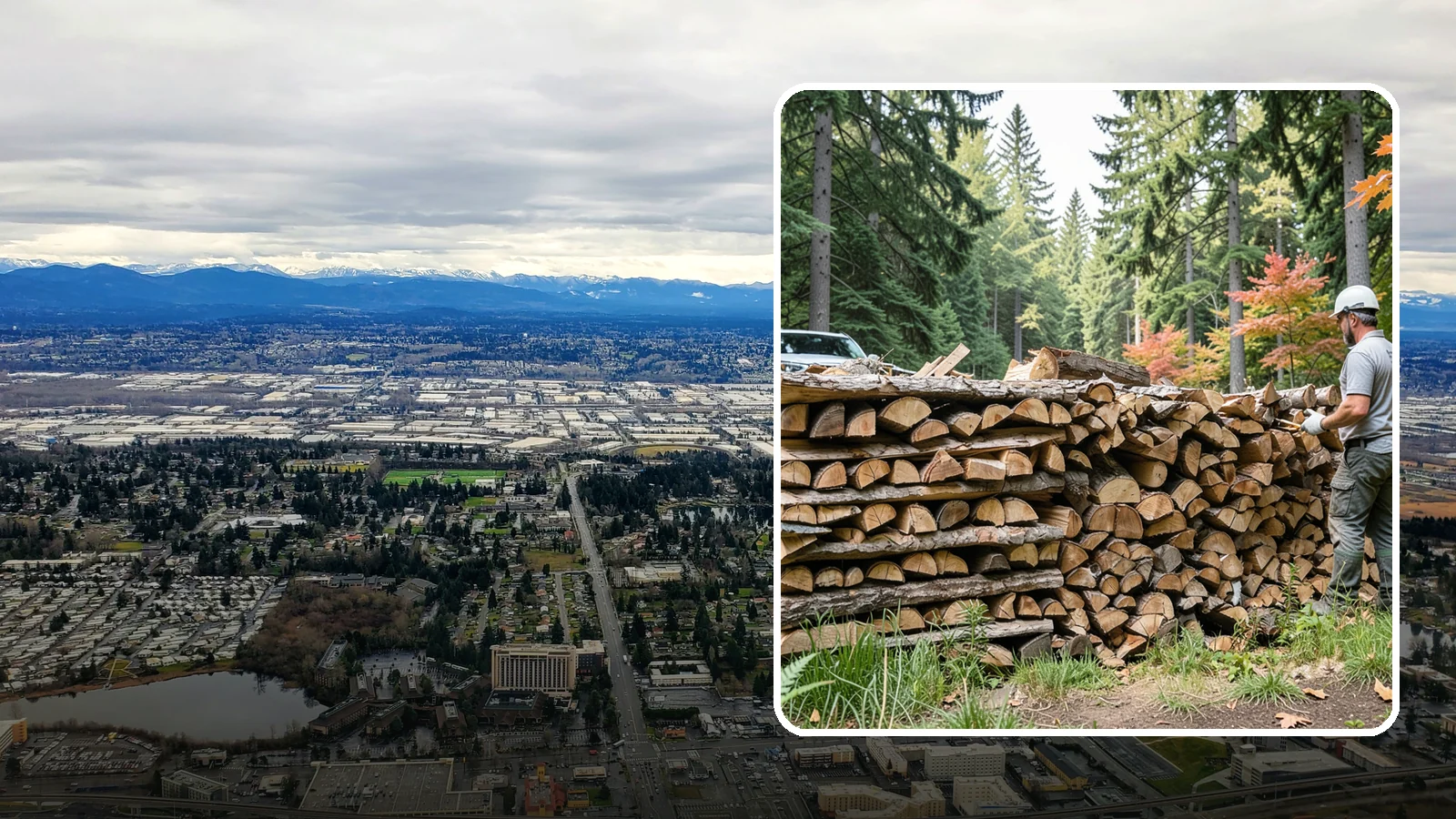 Seasoned Firewood in SeaTac, King County, WA - Our seasoned firewood has been air-dried long enough to burn readily, making it a smart, cost-effective choice for the wet...
