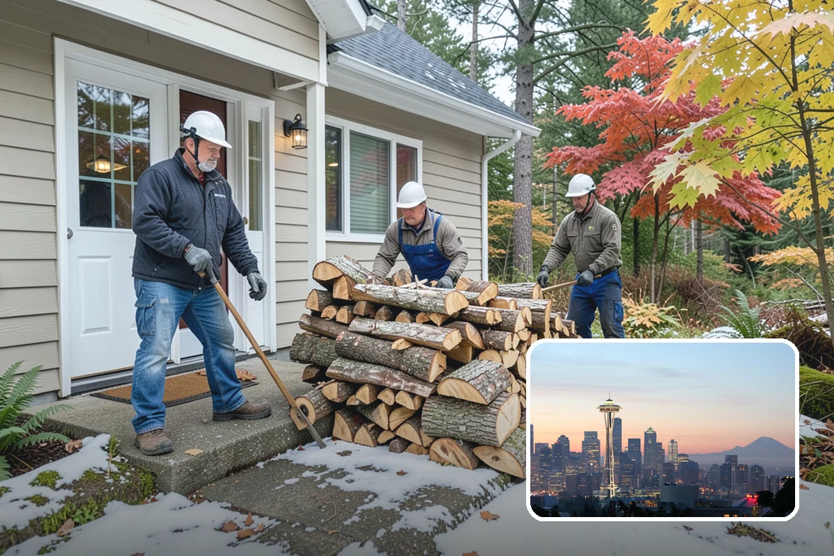 Seasoned Firewood in Seattle, King County, WA - Dried to a genuinely burnable moisture level