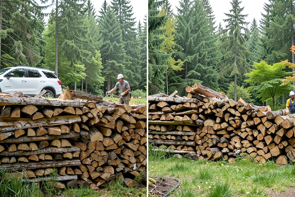 Seasoned Firewood in Sedro-Woolley, Skagit County, WA - We split wood and stack it for air-drying