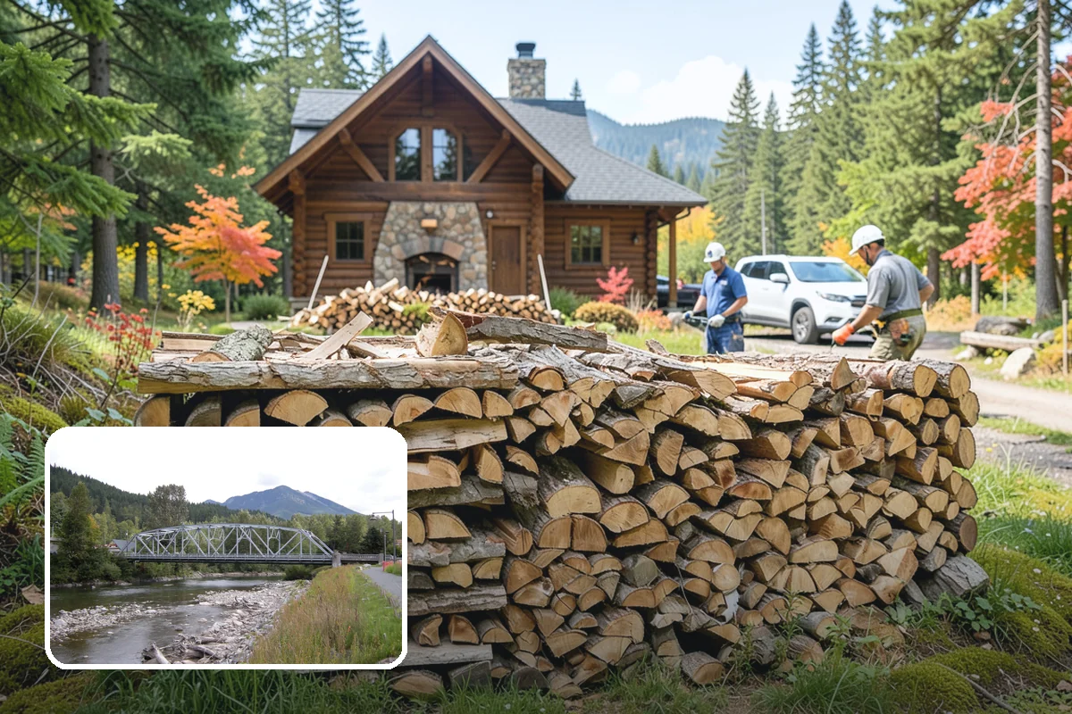 Seasoned Firewood in Skykomish, King County, WA - Dried to a genuinely burnable moisture level