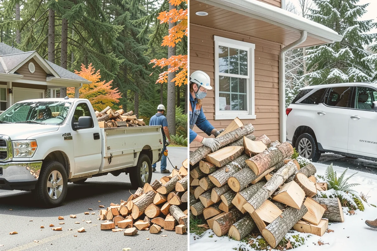 Seasoned Firewood in Snohomish, Snohomish County, WA - We split wood and stack it for air-drying