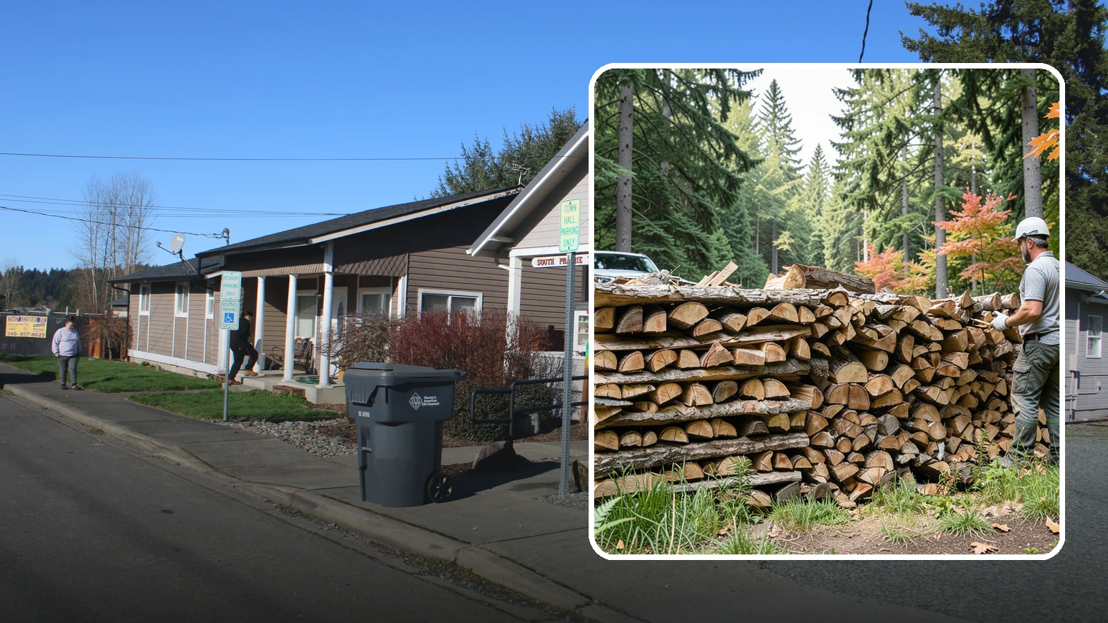 Seasoned Firewood in South Prairie, Pierce County, WA - Our seasoned firewood has been air-dried long enough to burn readily, making it a smart, cost-effective choice for the wet...