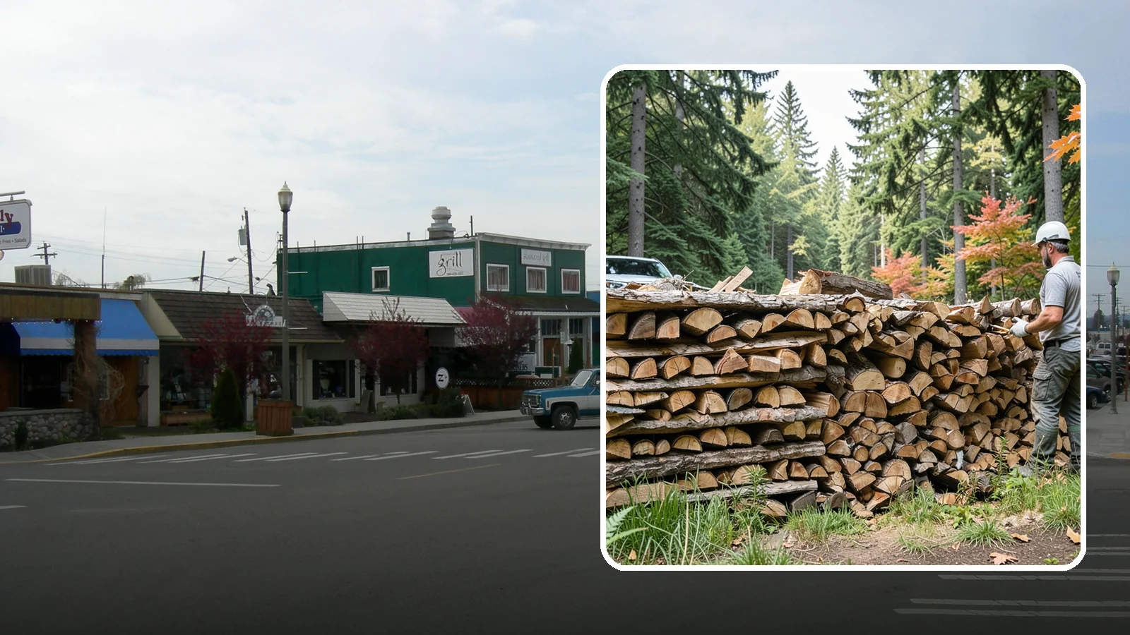 Seasoned Firewood in Stanwood, Snohomish County, WA - Our seasoned firewood has been air-dried long enough to burn readily, making it a smart, cost-effective choice for the wet...