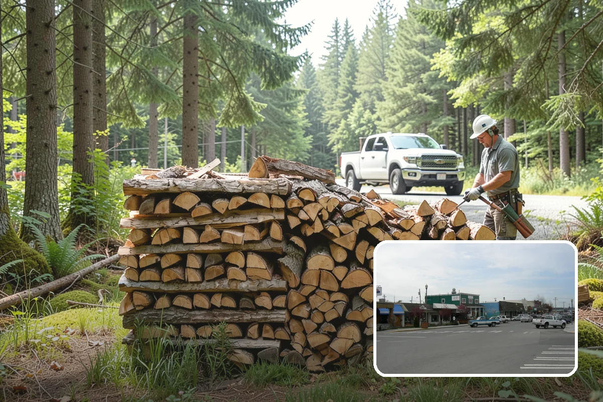 Seasoned Firewood in Stanwood, Snohomish County, WA - Dried to a genuinely burnable moisture level