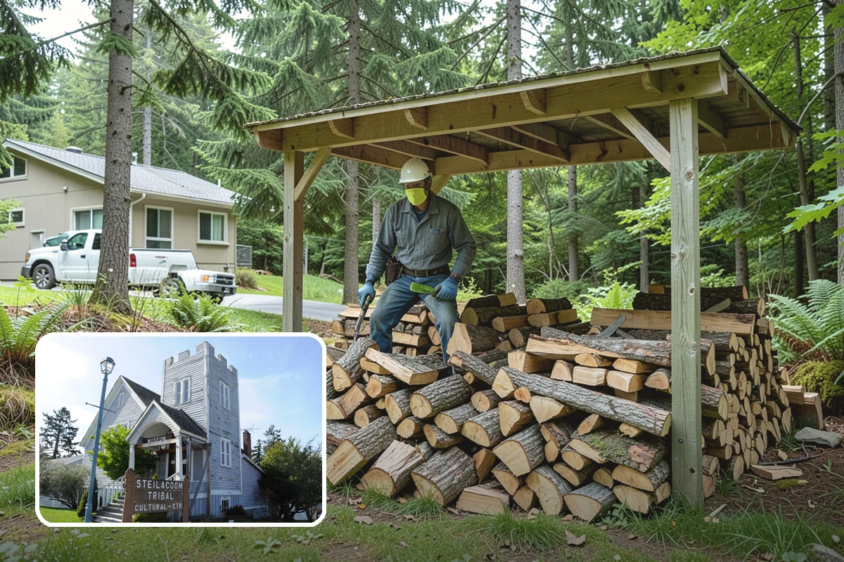 Seasoned Firewood in Steilacoom, Pierce County, WA - Dried to a genuinely burnable moisture level