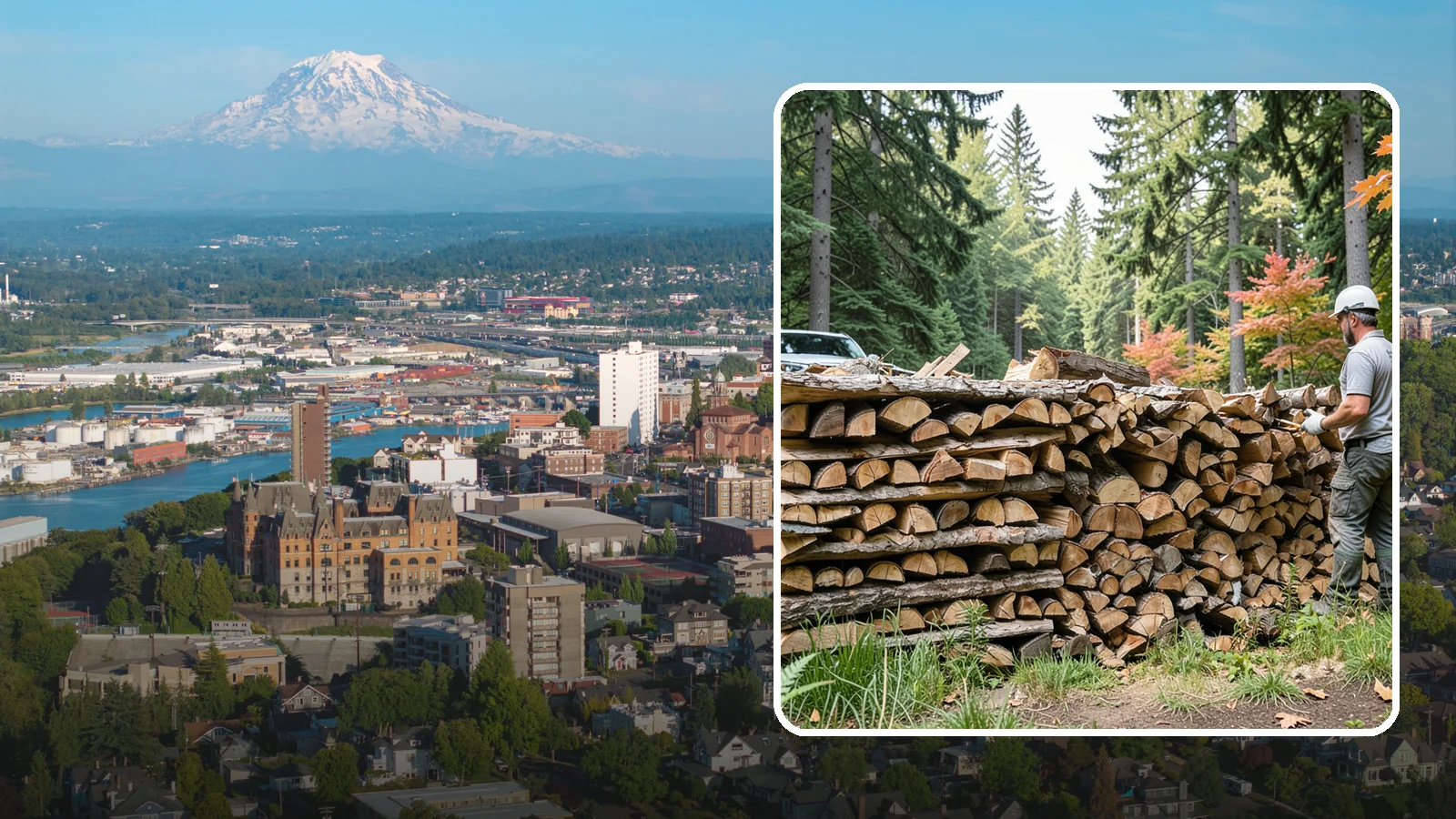Seasoned Firewood in Tacoma, Pierce County, WA - Our seasoned firewood has been air-dried long enough to burn readily, making it a smart, cost-effective choice for the wet...