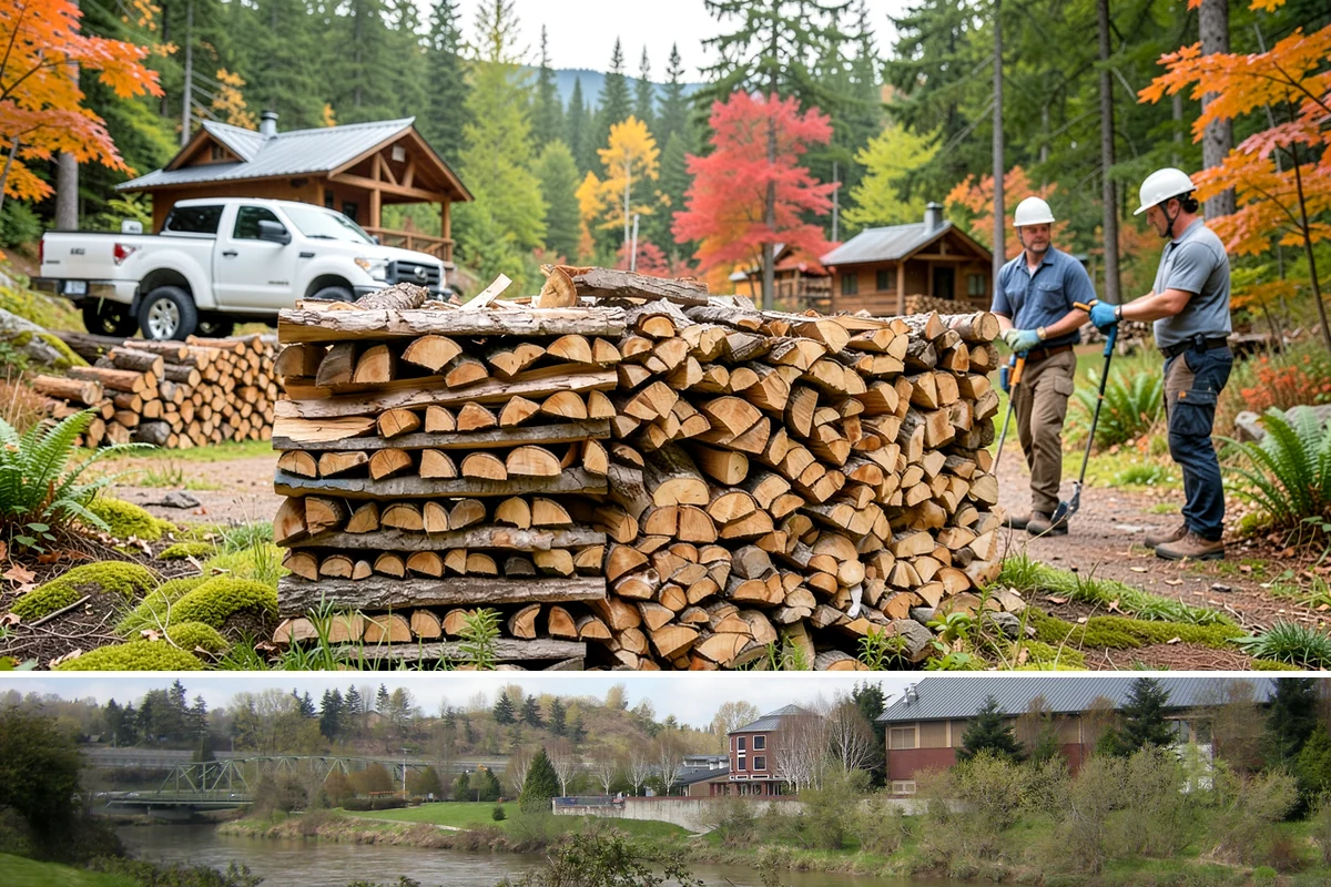 Seasoned Firewood in Tukwila, King County, WA - Buy seasoned wood in late summer and fall when it has had a full drying season and is at its best.