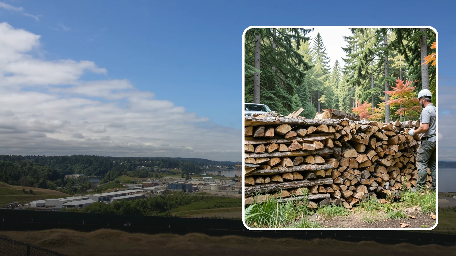 Seasoned Firewood in University Place, Pierce County, WA - Our seasoned firewood has been air-dried long enough to burn readily, making it a smart, cost-effective choice for the wet...