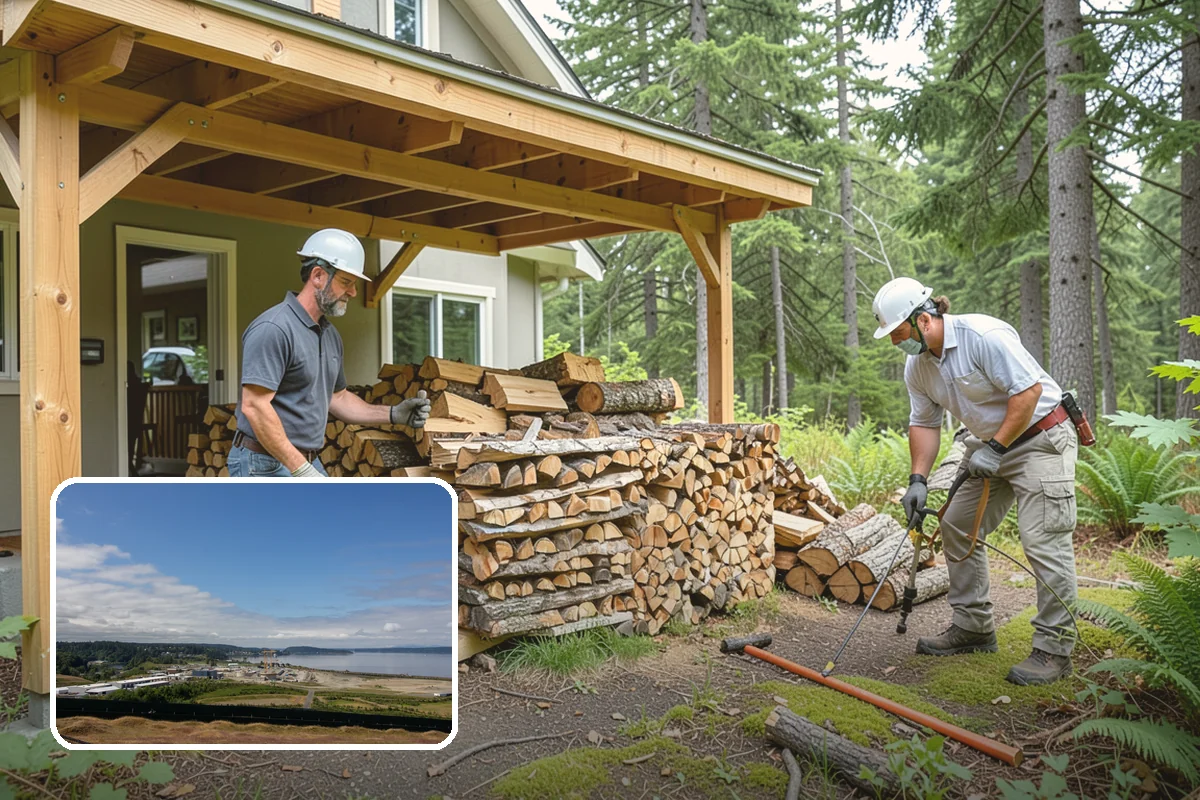Seasoned Firewood in University Place, Pierce County, WA - Dried to a genuinely burnable moisture level