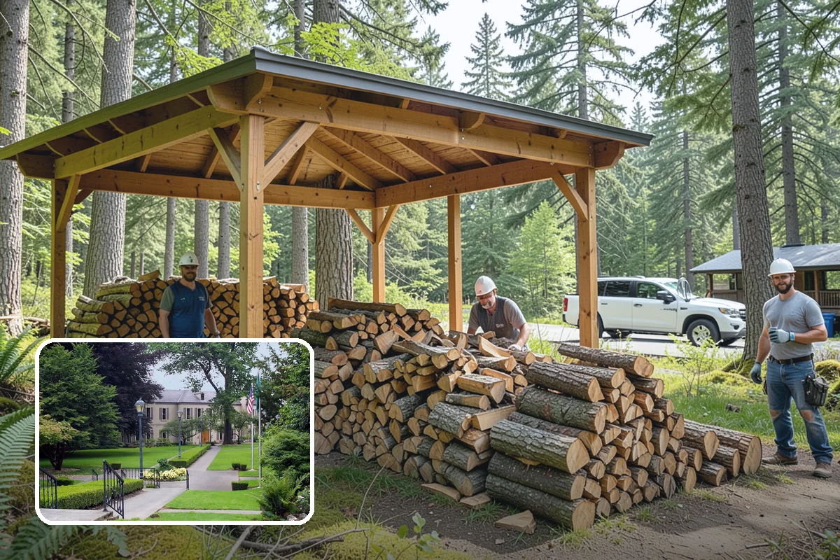 Seasoned Firewood in Woodinville, King County, WA - Dried to a genuinely burnable moisture level