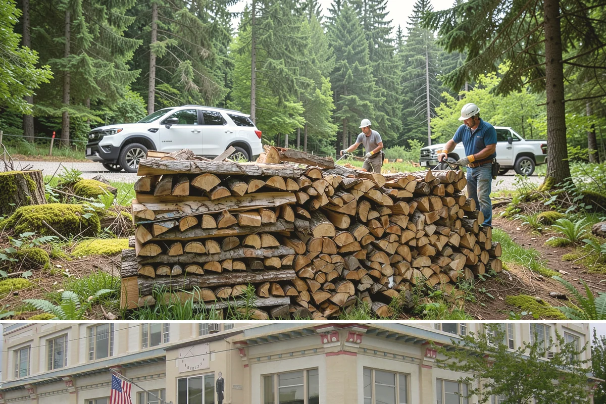 Small Bundle Firewood in Anacortes, Skagit County, WA - Demand climbs on cool spring and autumn evenings when a short fire is all you want.