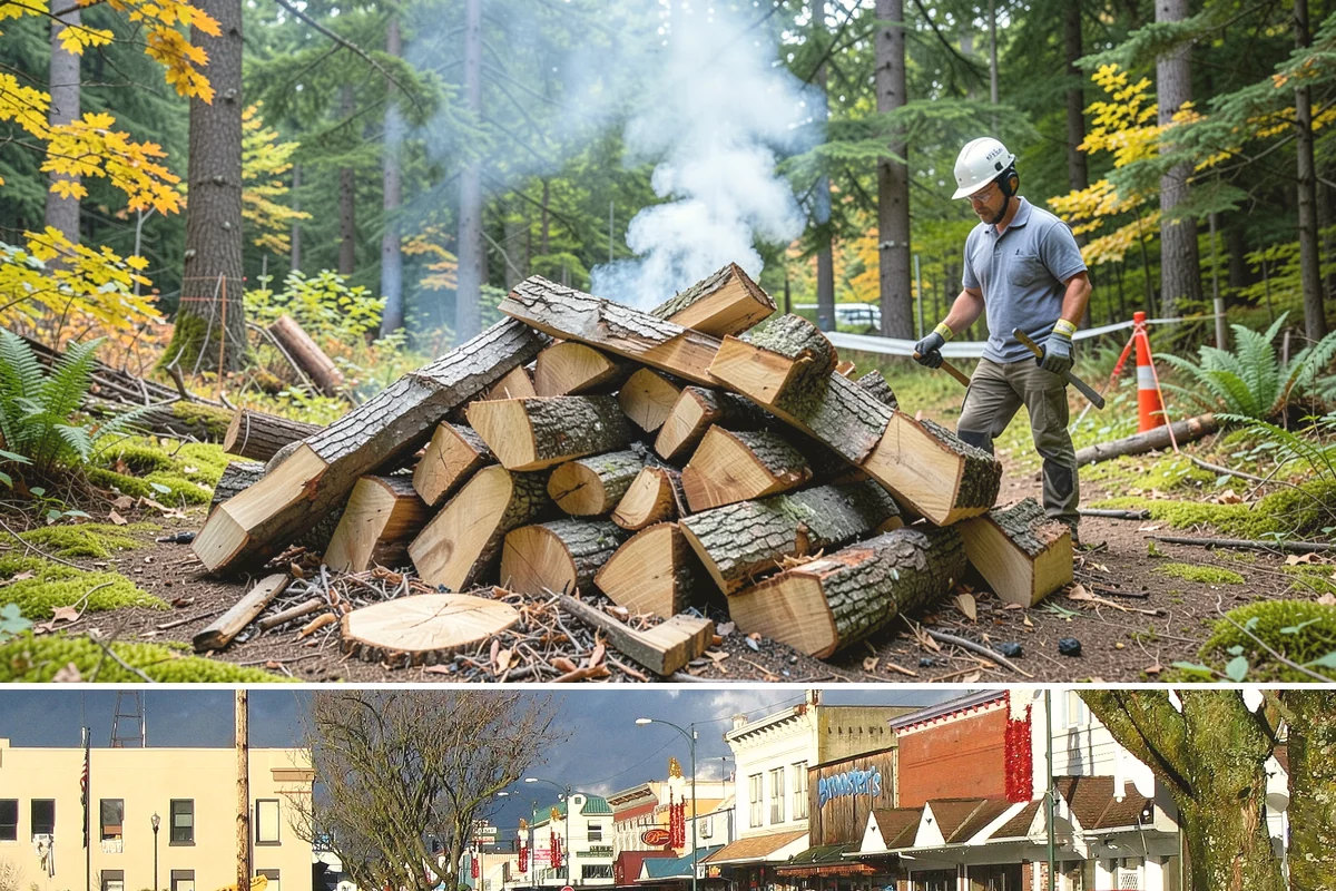 Small Bundle Firewood in Arlington, Snohomish County, WA - Demand climbs on cool spring and autumn evenings when a short fire is all you want.