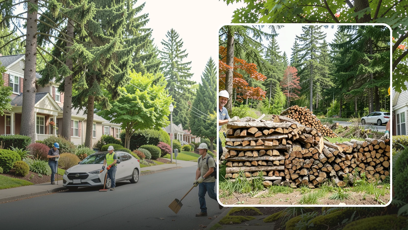 Small Bundle Firewood in Beaux Arts Village, King County, WA - Compact mini-bundles perfect for a quick single-fire burn or a night around the fire pit.