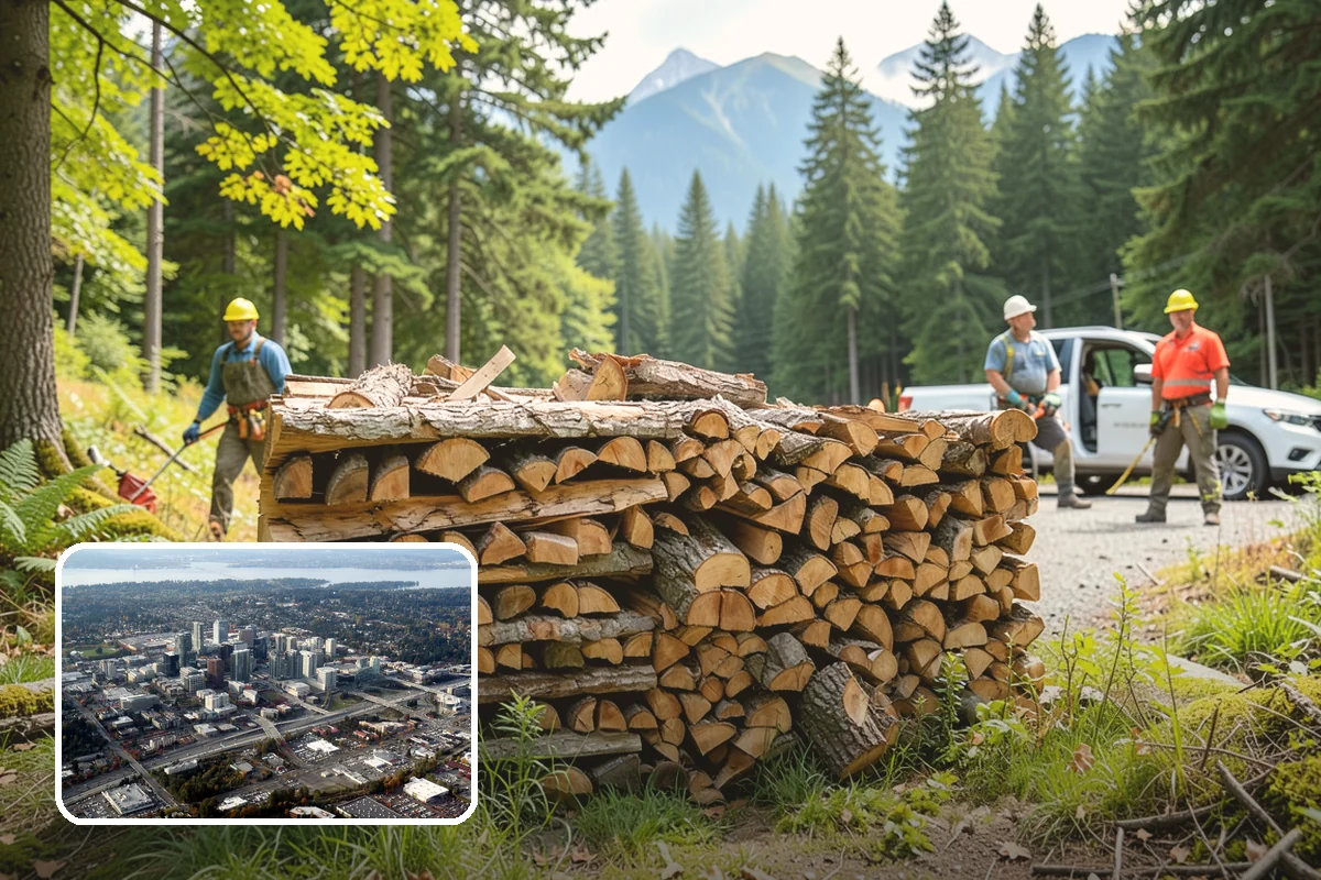 Small Bundle Firewood in Bellevue, King County, WA - Lightweight and easy for anyone to carry