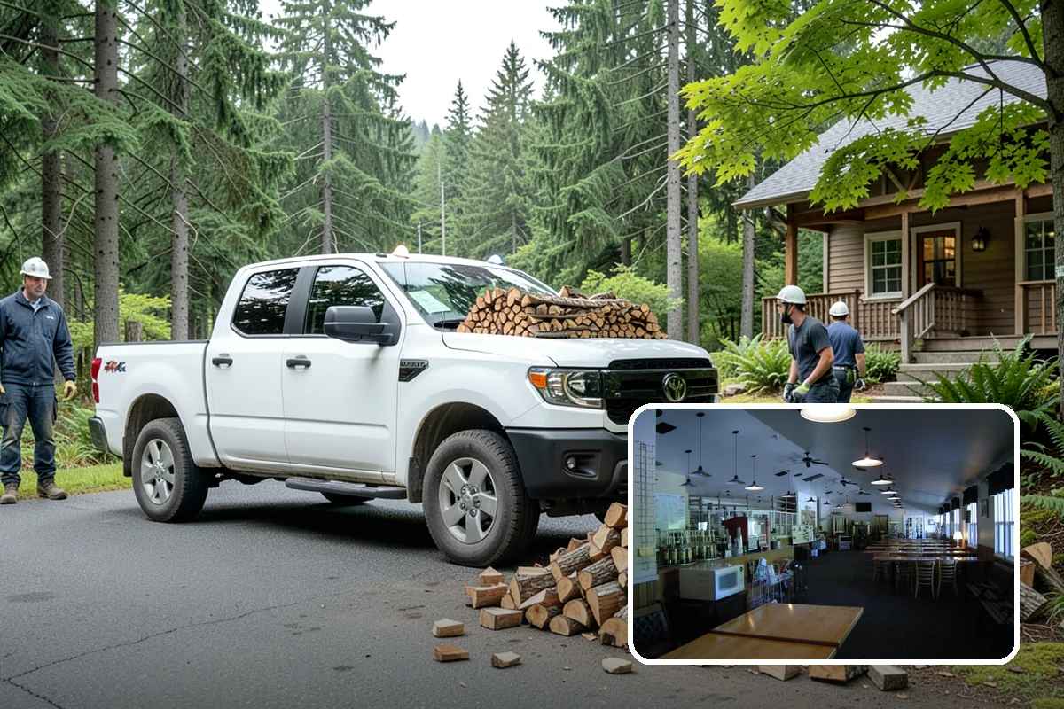 Small Bundle Firewood in Black Diamond, King County, WA - Lightweight and easy for anyone to carry