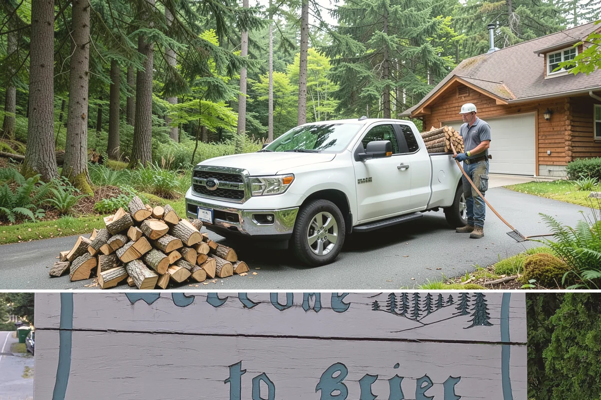 Small Bundle Firewood in Brier, Snohomish County, WA - Demand climbs on cool spring and autumn evenings when a short fire is all you want.