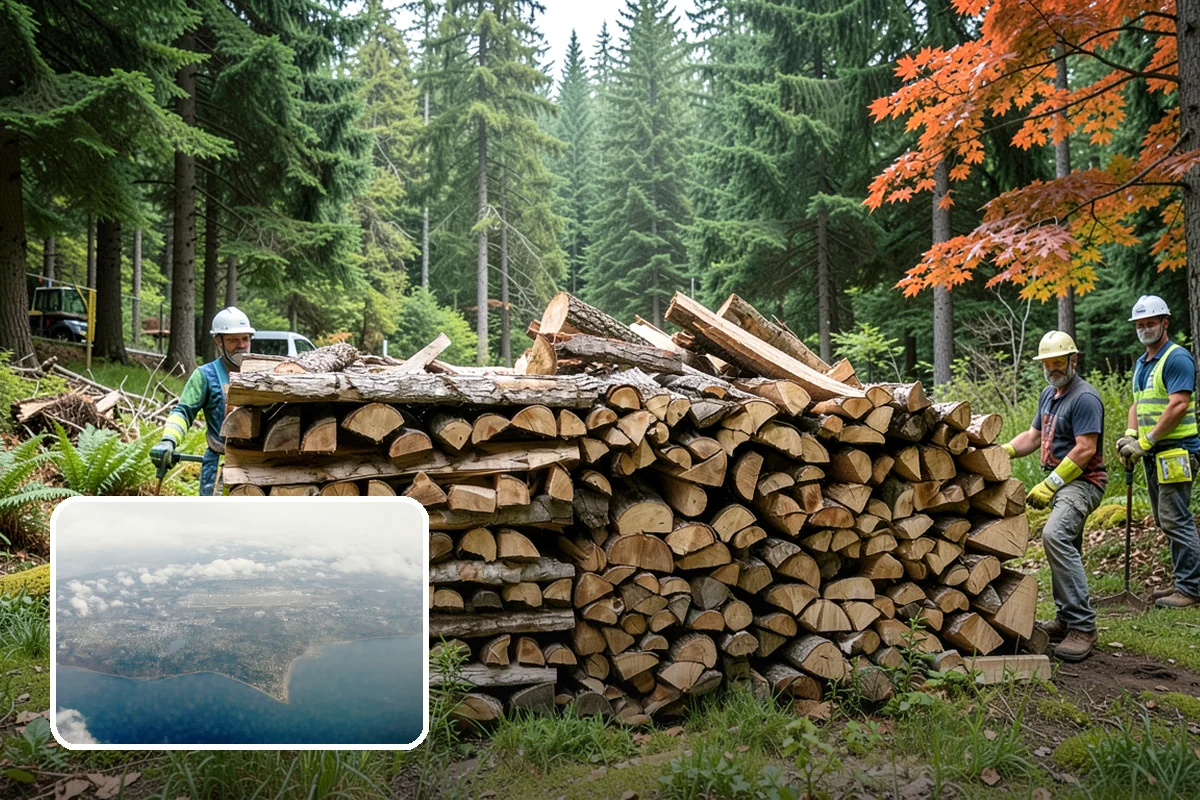 Small Bundle Firewood in Burien, King County, WA - Lightweight and easy for anyone to carry