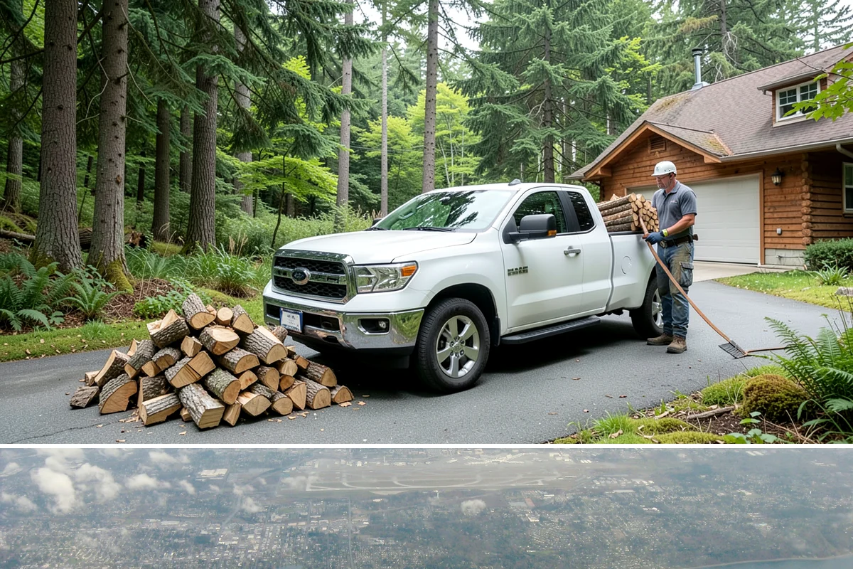 Small Bundle Firewood in Burien, King County, WA - Demand climbs on cool spring and autumn evenings when a short fire is all you want.