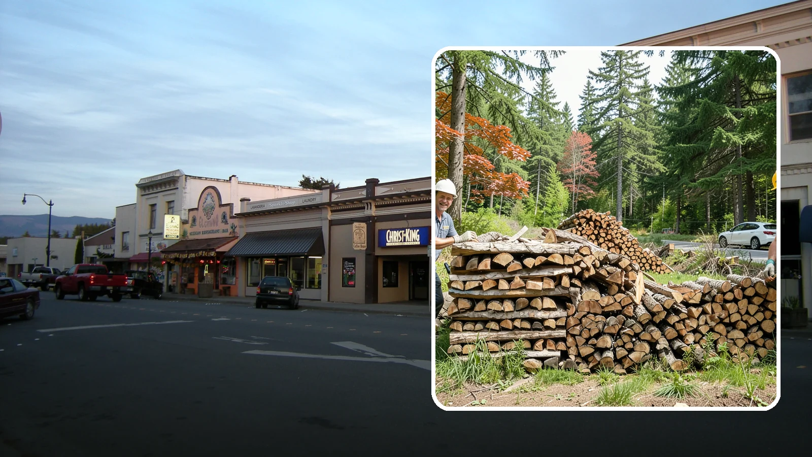 Small Bundle Firewood in Burlington, Skagit County, WA - Compact mini-bundles perfect for a quick single-fire burn or a night around the fire pit.