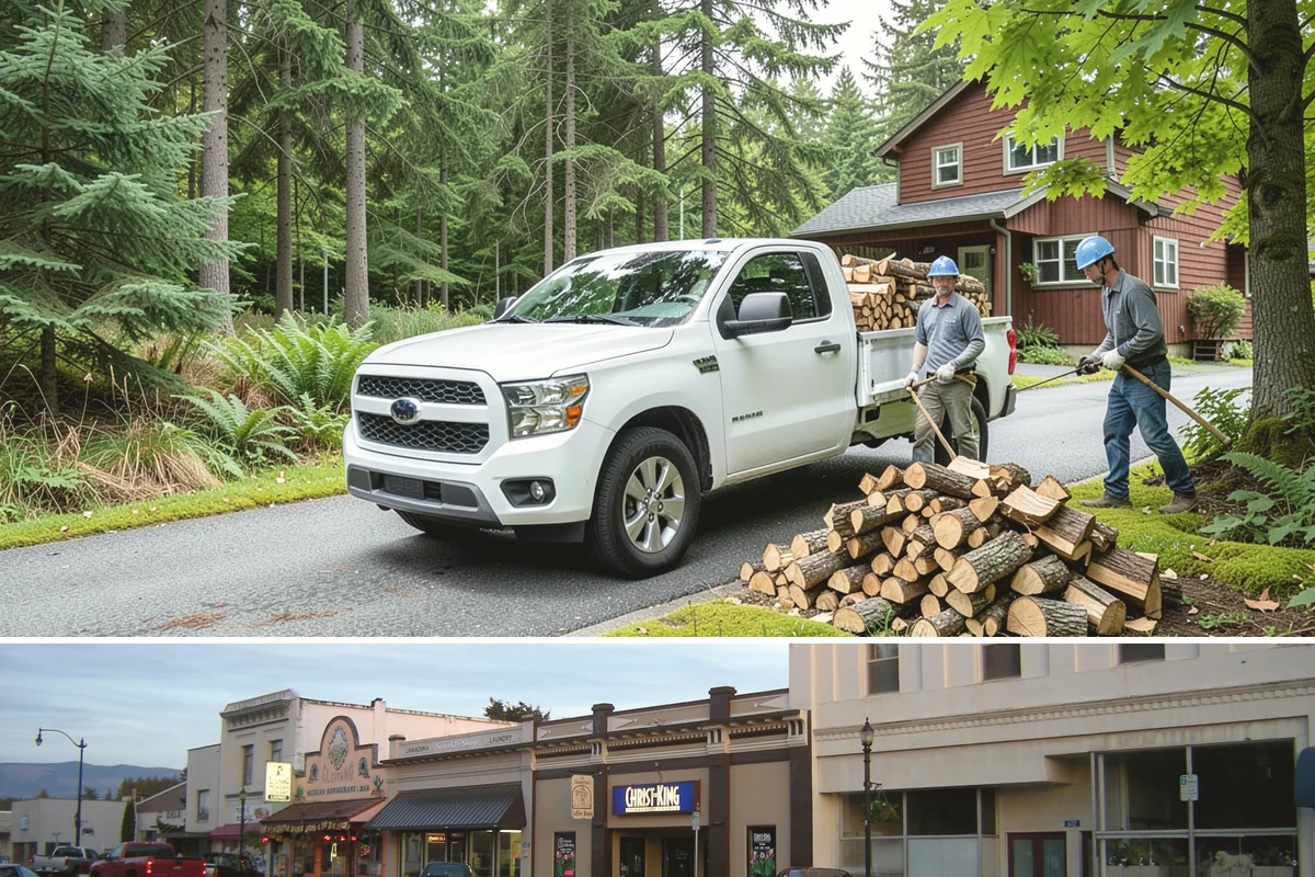 Small Bundle Firewood in Burlington, Skagit County, WA - Demand climbs on cool spring and autumn evenings when a short fire is all you want.