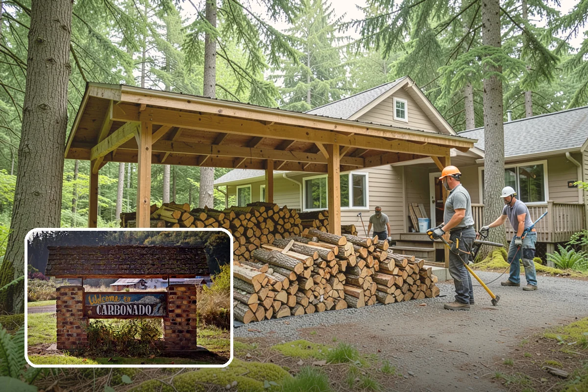 Small Bundle Firewood in Carbonado, Pierce County, WA - Lightweight and easy for anyone to carry
