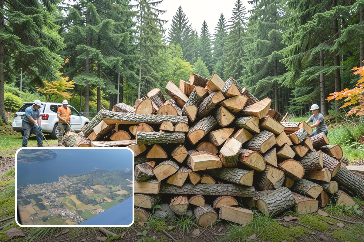 Small Bundle Firewood in Coupeville, Island County, WA - Lightweight and easy for anyone to carry