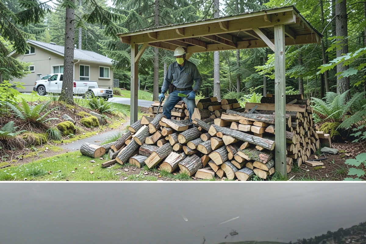Small Bundle Firewood in Des Moines, King County, WA - Demand climbs on cool spring and autumn evenings when a short fire is all you want.