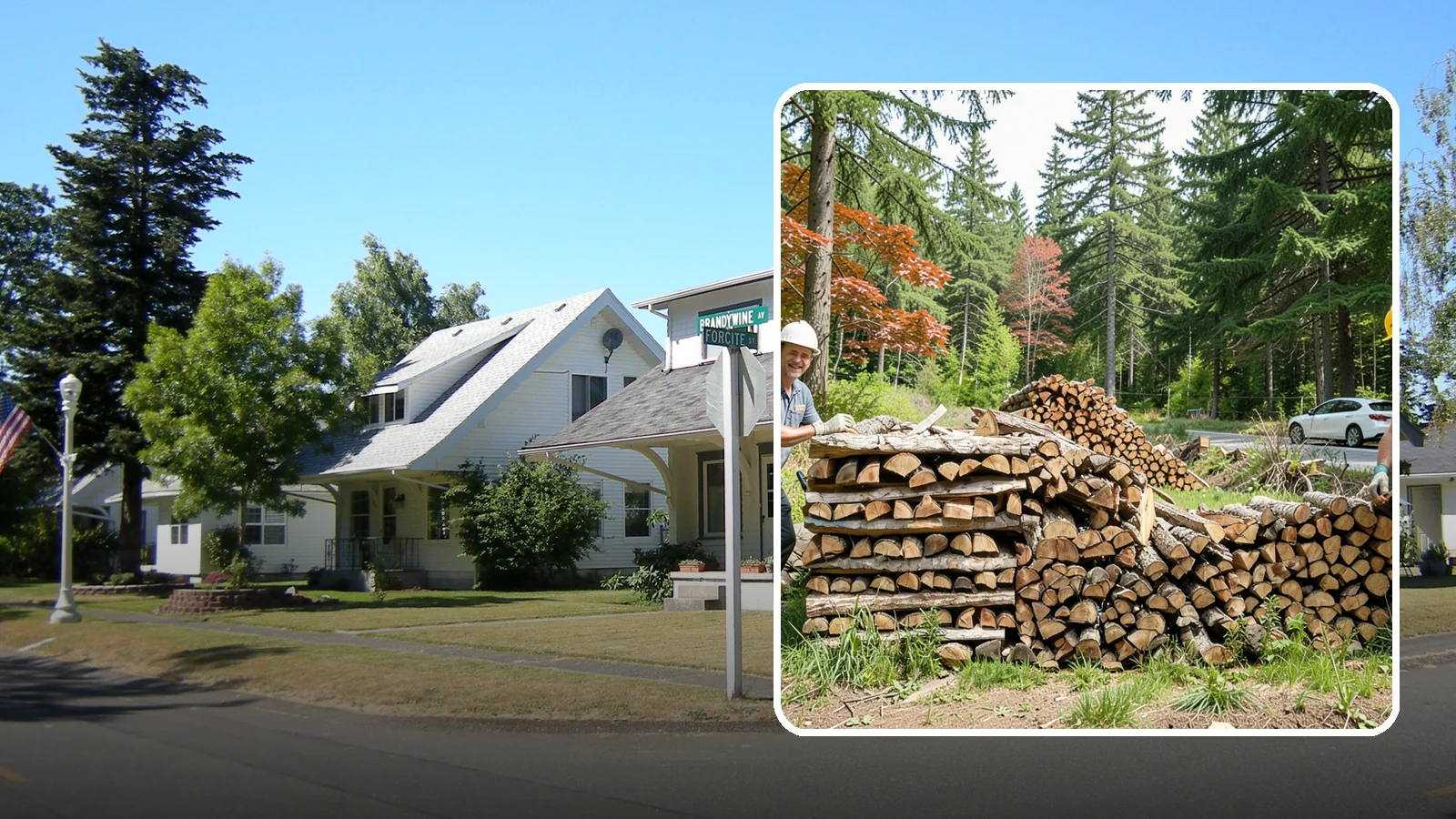 Small Bundle Firewood in DuPont, Pierce County, WA - Compact mini-bundles perfect for a quick single-fire burn or a night around the fire pit.