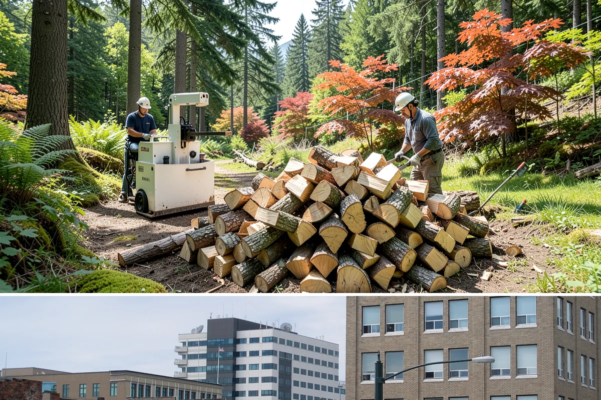 Small Bundle Firewood in Everett, Snohomish County, WA - Demand climbs on cool spring and autumn evenings when a short fire is all you want.