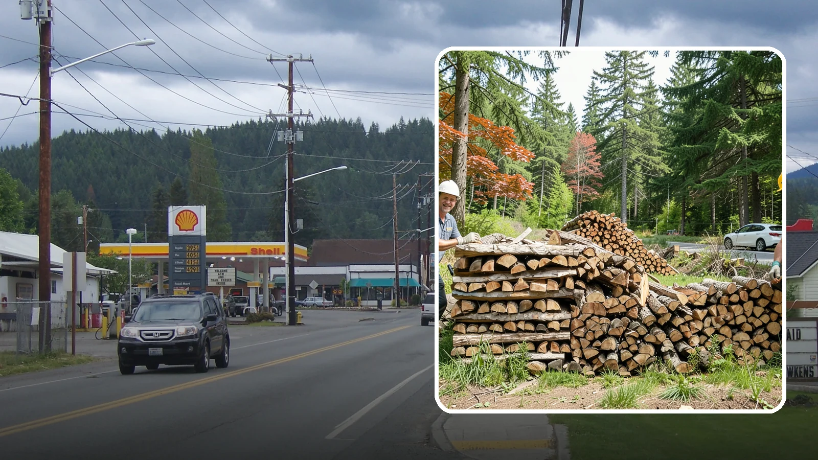 Small Bundle Firewood in Granite Falls, Snohomish County, WA - Compact mini-bundles perfect for a quick single-fire burn or a night around the fire pit.