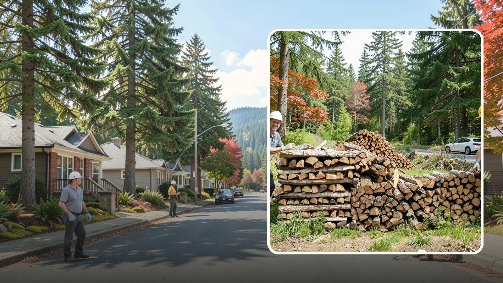 Small Bundle Firewood in Hunts Point, King County, WA - Compact mini-bundles perfect for a quick single-fire burn or a night around the fire pit.