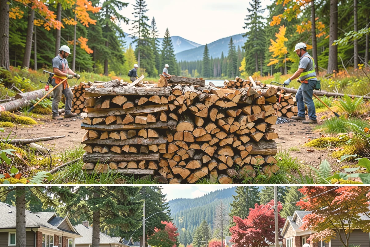 Small Bundle Firewood in Hunts Point, King County, WA - Demand climbs on cool spring and autumn evenings when a short fire is all you want.