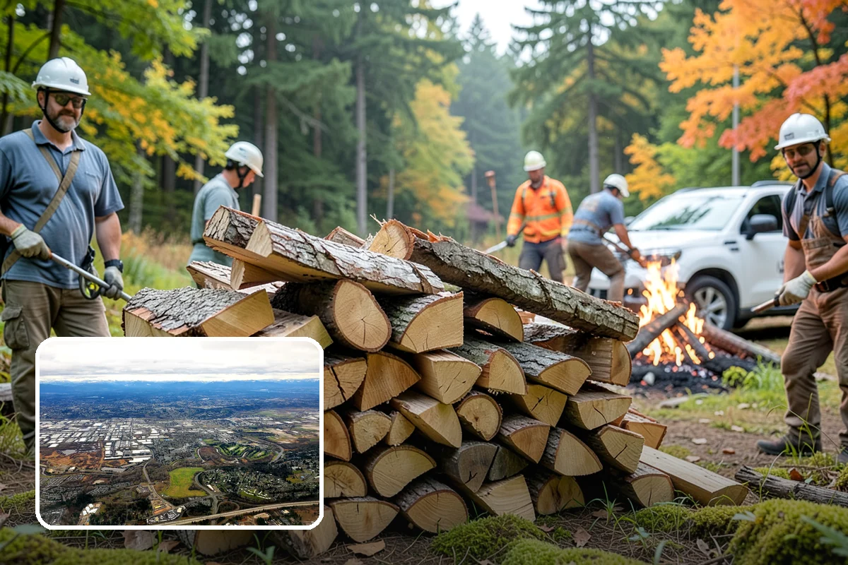 Small Bundle Firewood in Kent, King County, WA - Lightweight and easy for anyone to carry