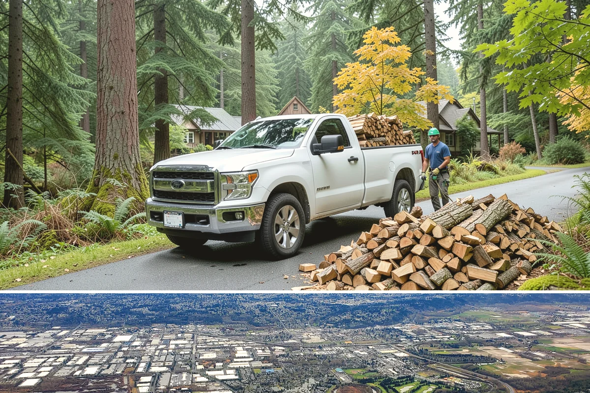Small Bundle Firewood in Kent, King County, WA - Demand climbs on cool spring and autumn evenings when a short fire is all you want.