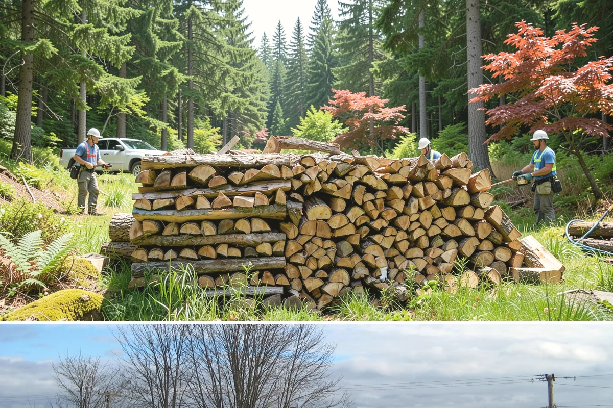 Small Bundle Firewood in Langley, Island County, WA - Demand climbs on cool spring and autumn evenings when a short fire is all you want.