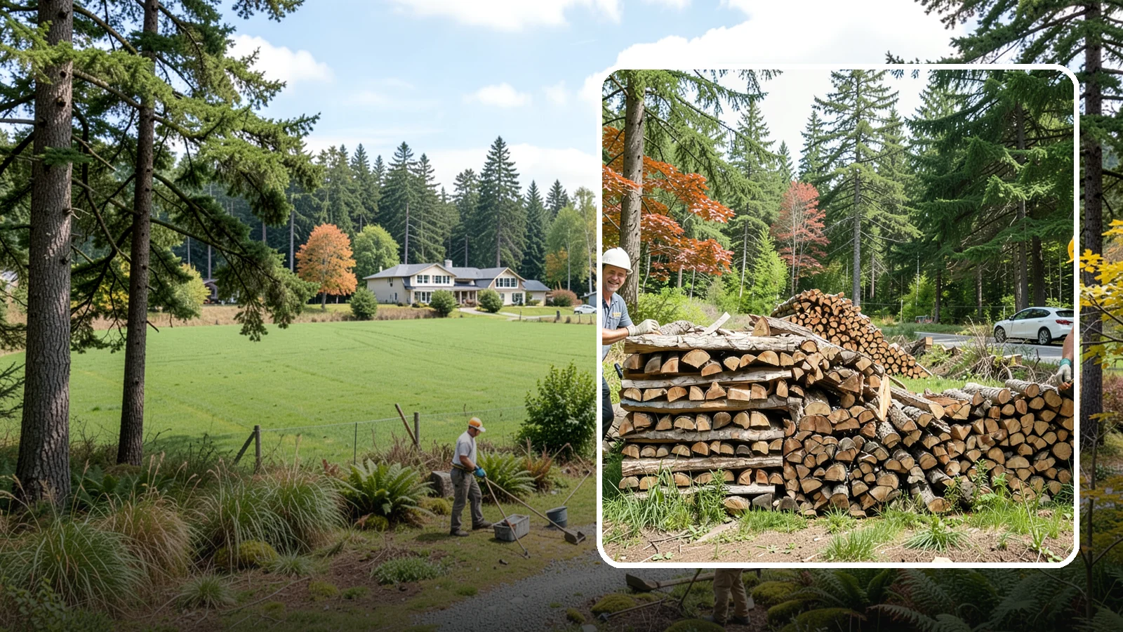 Small Bundle Firewood in Lyman, Skagit County, WA - Compact mini-bundles perfect for a quick single-fire burn or a night around the fire pit.
