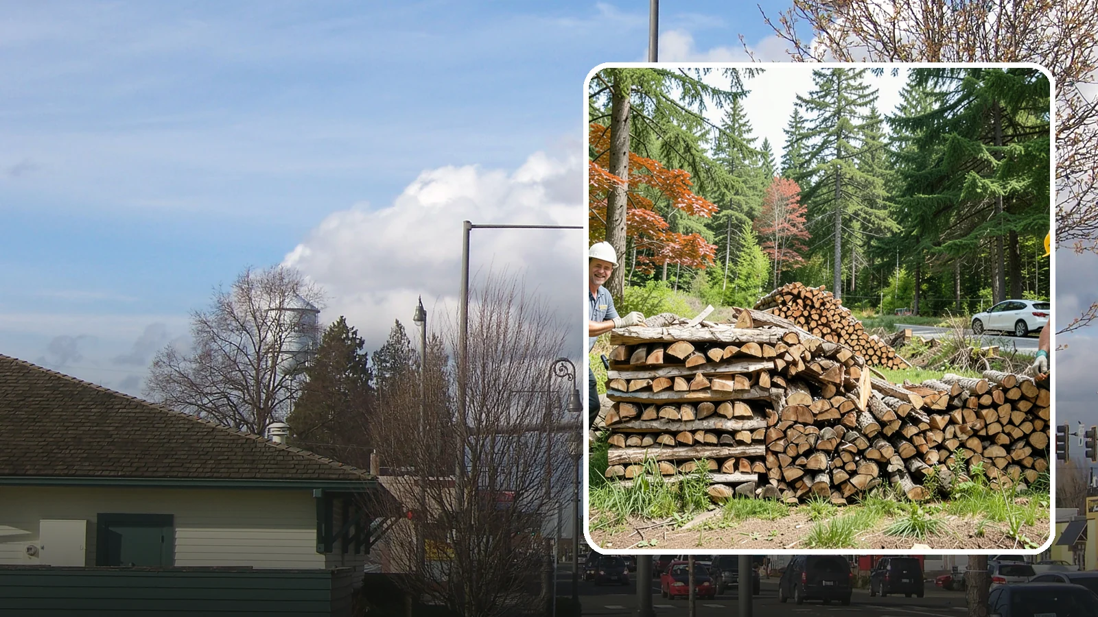 Small Bundle Firewood in Marysville, Snohomish County, WA - Compact mini-bundles perfect for a quick single-fire burn or a night around the fire pit.