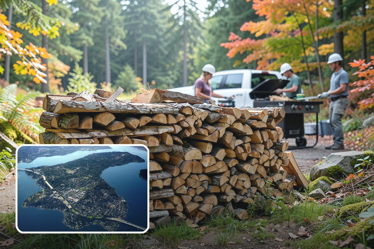 Small Bundle Firewood in Mercer Island, King County, WA - Lightweight and easy for anyone to carry