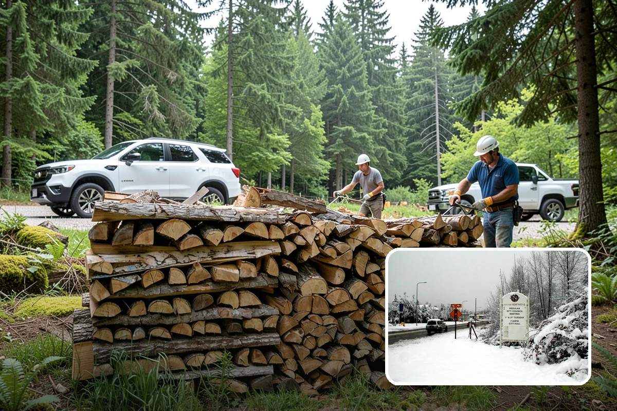 Small Bundle Firewood in Newcastle, King County, WA - Lightweight and easy for anyone to carry
