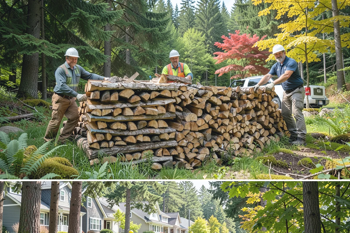 Small Bundle Firewood in Normandy Park, King County, WA - Demand climbs on cool spring and autumn evenings when a short fire is all you want.