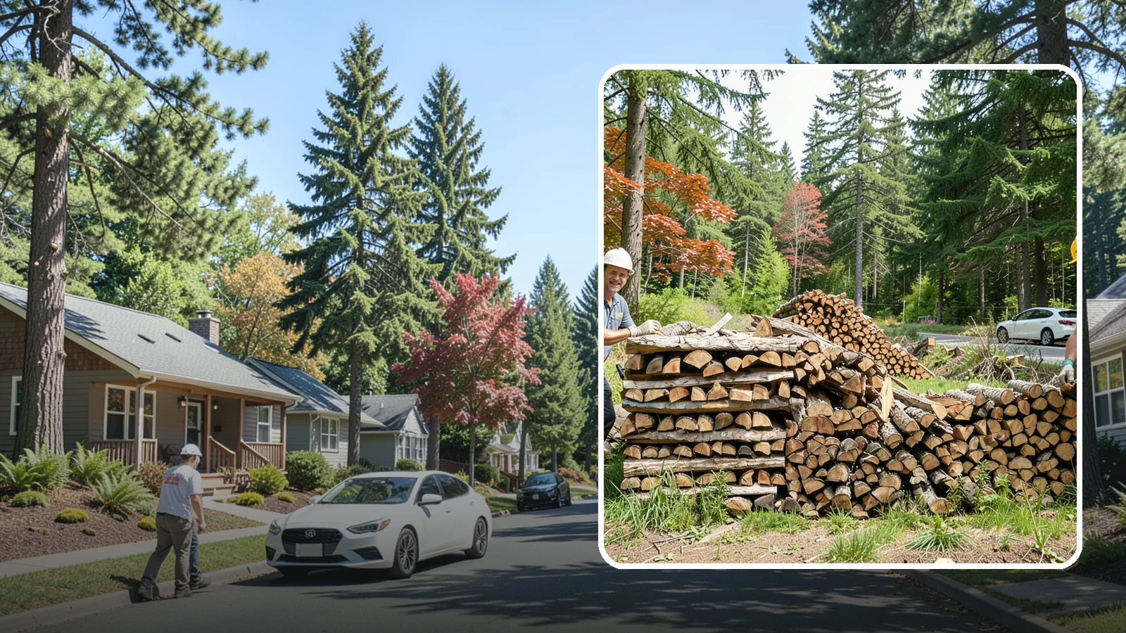 Small Bundle Firewood in Orting, Pierce County, WA - Compact mini-bundles perfect for a quick single-fire burn or a night around the fire pit.
