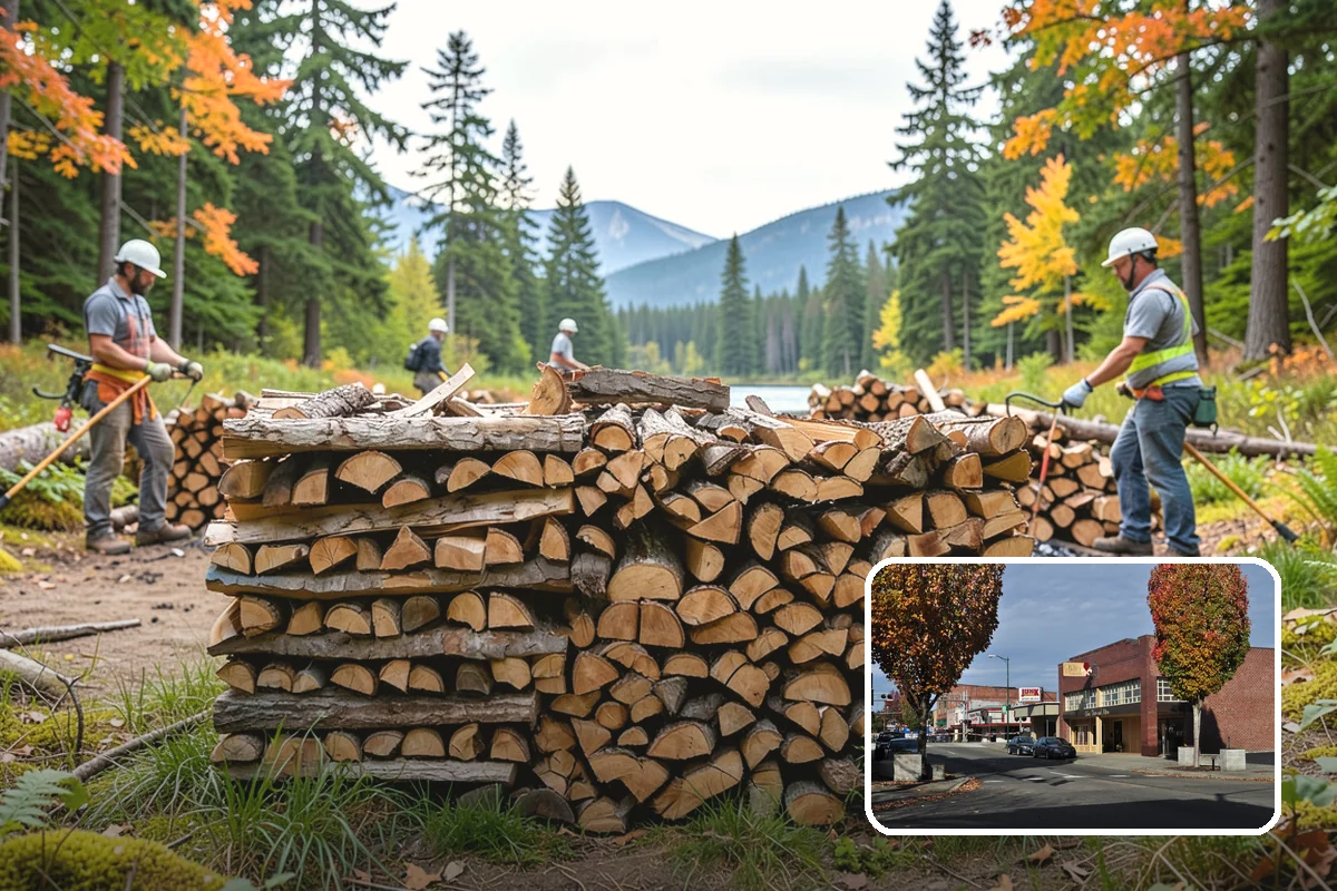 Small Bundle Firewood in Puyallup, Pierce County, WA - Lightweight and easy for anyone to carry