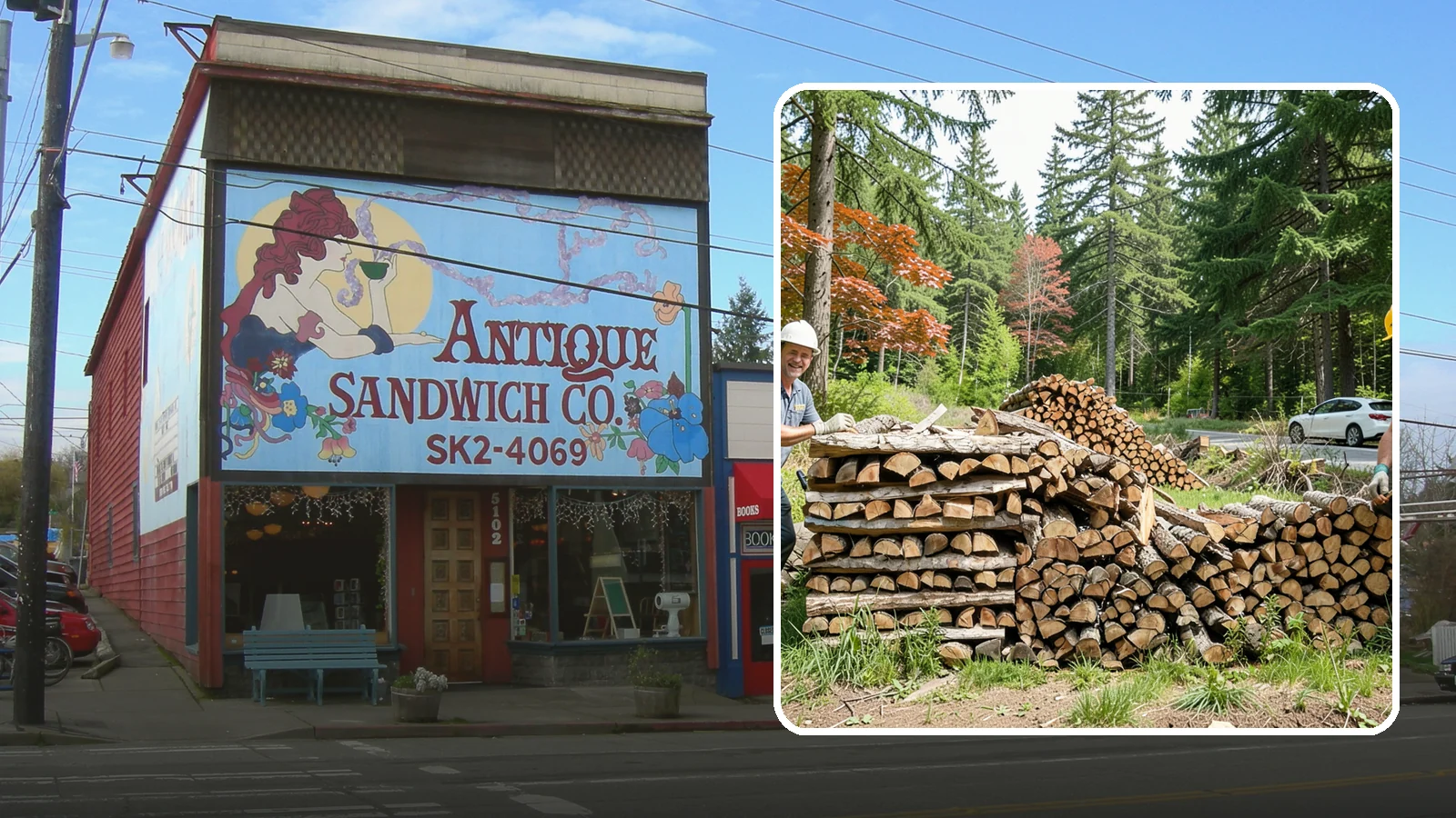 Small Bundle Firewood in Ruston, Pierce County, WA - Compact mini-bundles perfect for a quick single-fire burn or a night around the fire pit.